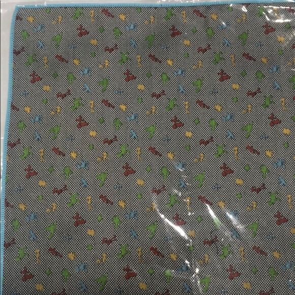 Disney 100% Silk Pocket Square 11 in Square New - Picture 1 of 5